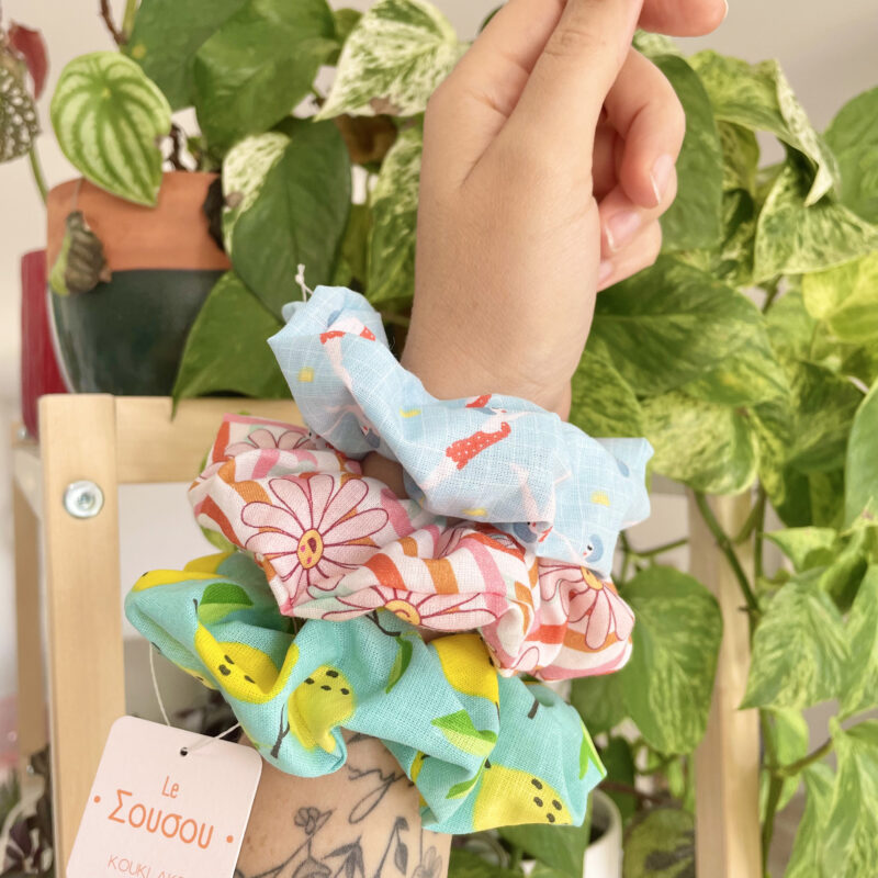 Le Σουσου ✹ scrunchie cheveux scandinav bird – Image 2