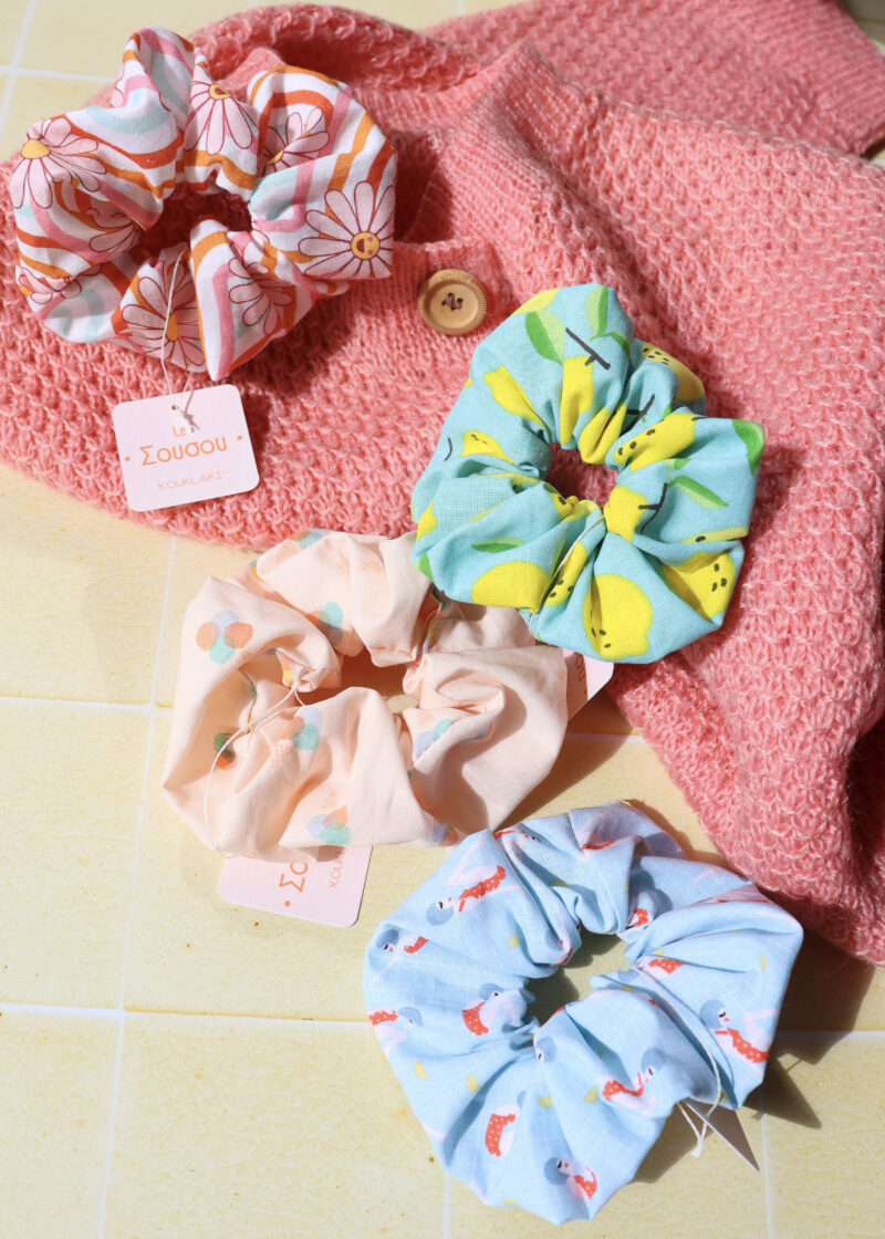 Le Σουσου ✹ scrunchie cheveux scandinav bird – Image 3
