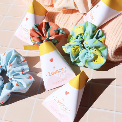 Le Σουσου surprise ✹ berlingot scrunchie cheveux mystère