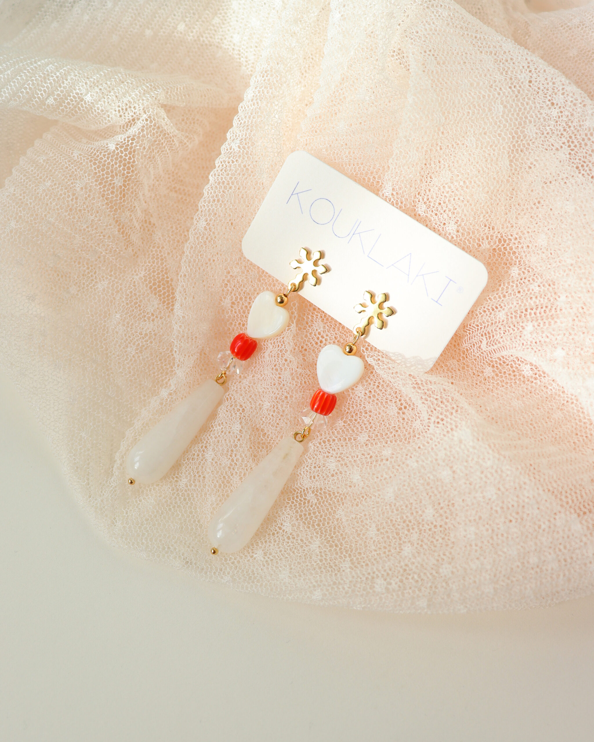 Boucles d'oreilles SANTA . série limitée