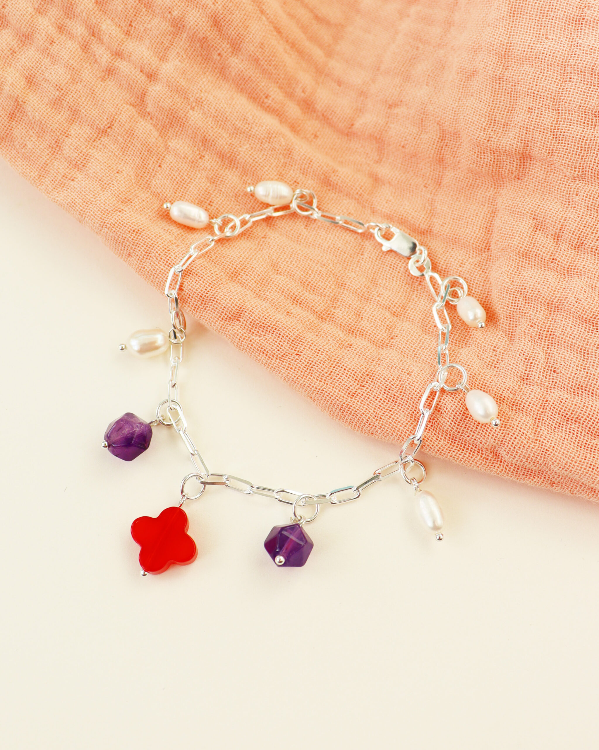 Bracelet CHANCE . argent 925 . pièce unique