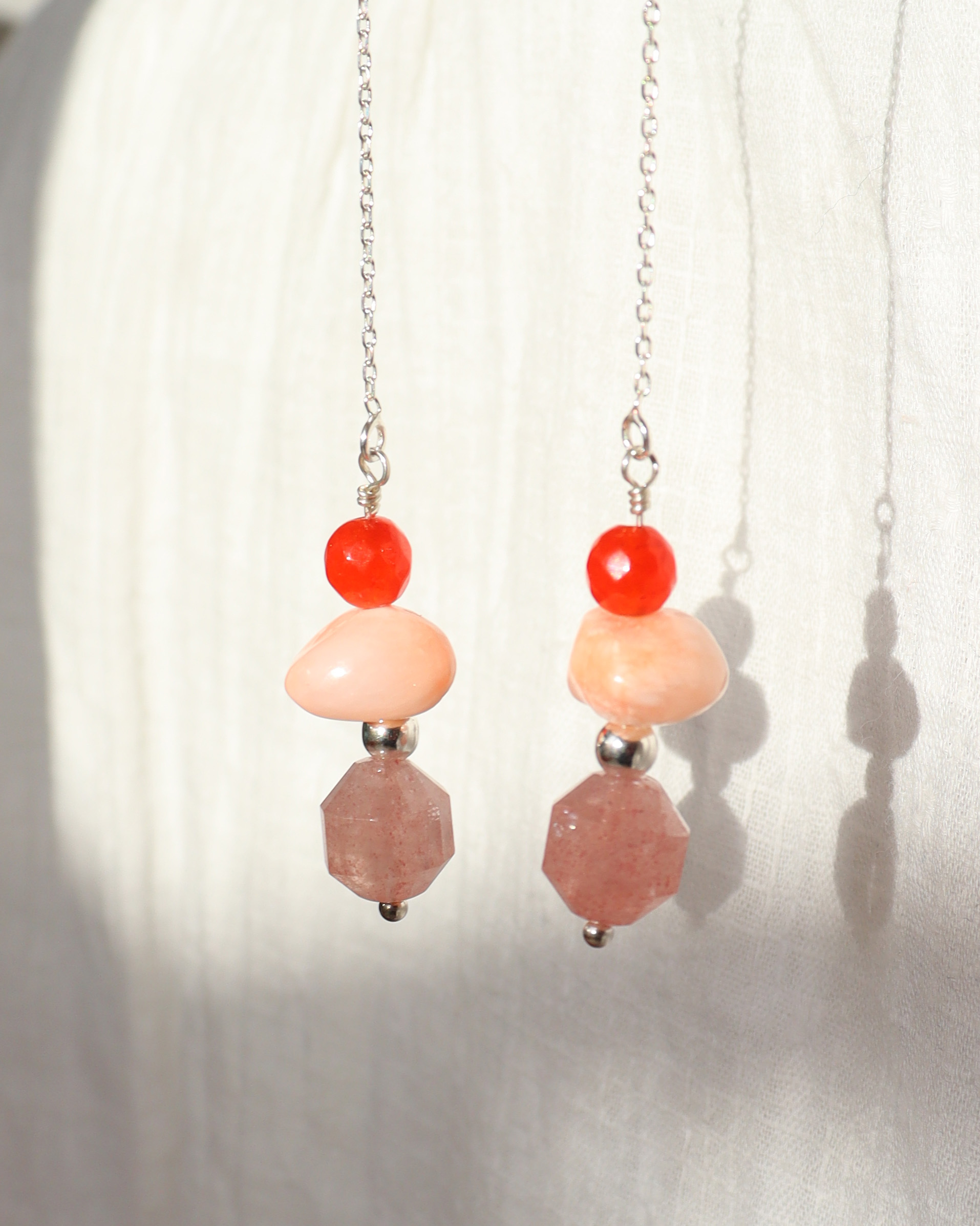 Chaines d'oreilles TOTEM . argent 925 . pièce unique – Image 2