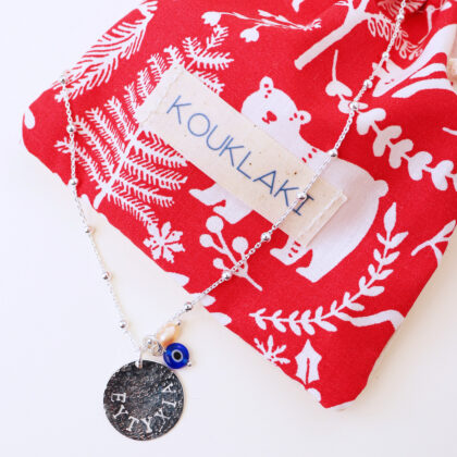 Collier MINYMA "bonheur" . Argent 925 . pièce unique