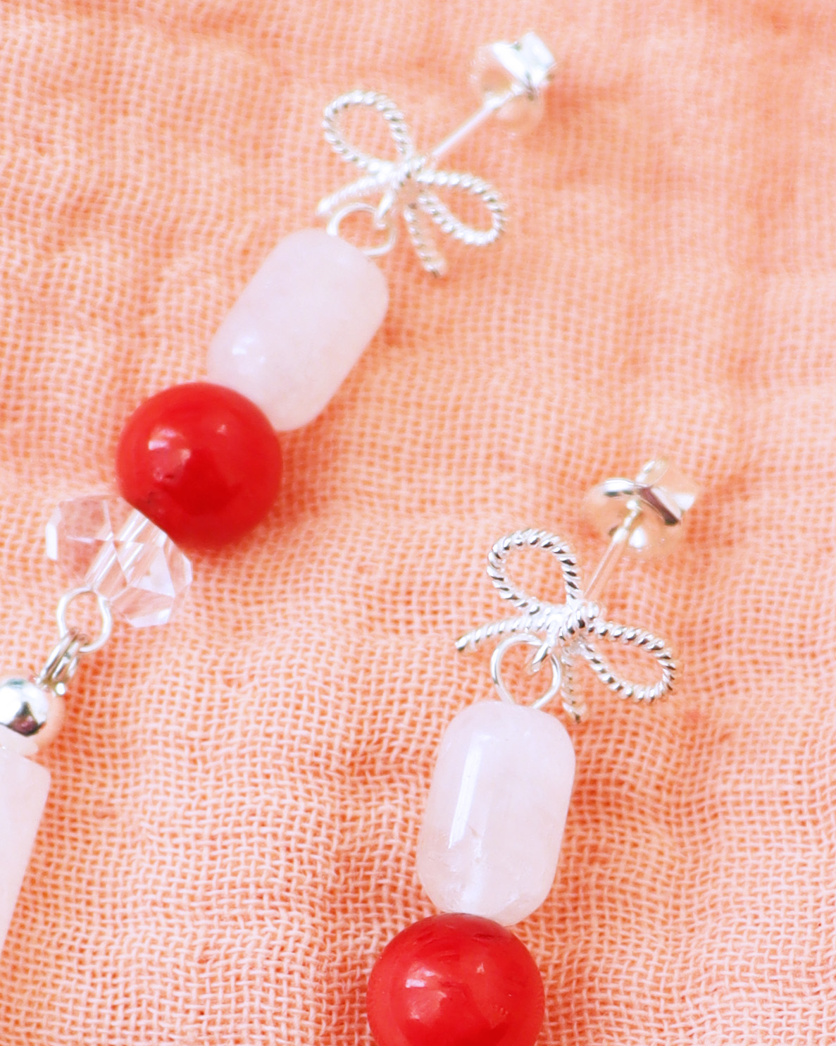 Boucles d'oreilles SANTA . argent 925 . pièce unique – Image 2