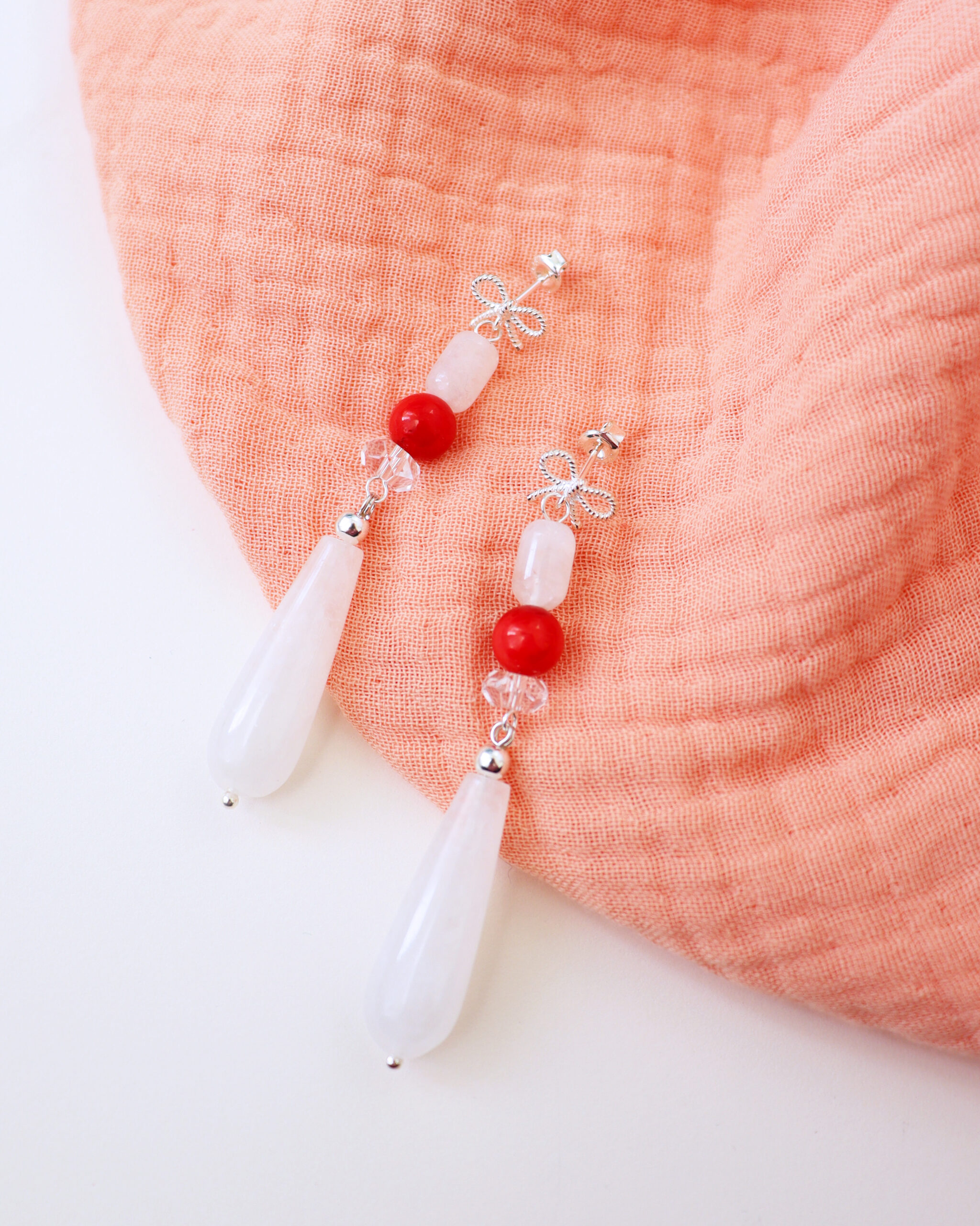 Boucles d'oreilles SANTA . argent 925 . pièce unique – Image 3