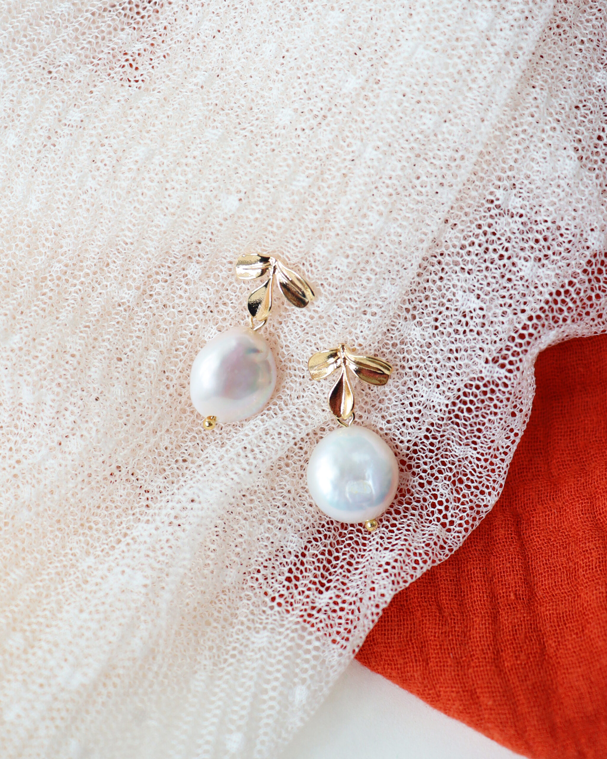 Boucles d'oreilles ELIA PEARL . série limitée – Image 2
