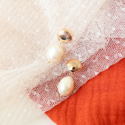 Boucles d'oreilles COQUILLE . série limitée